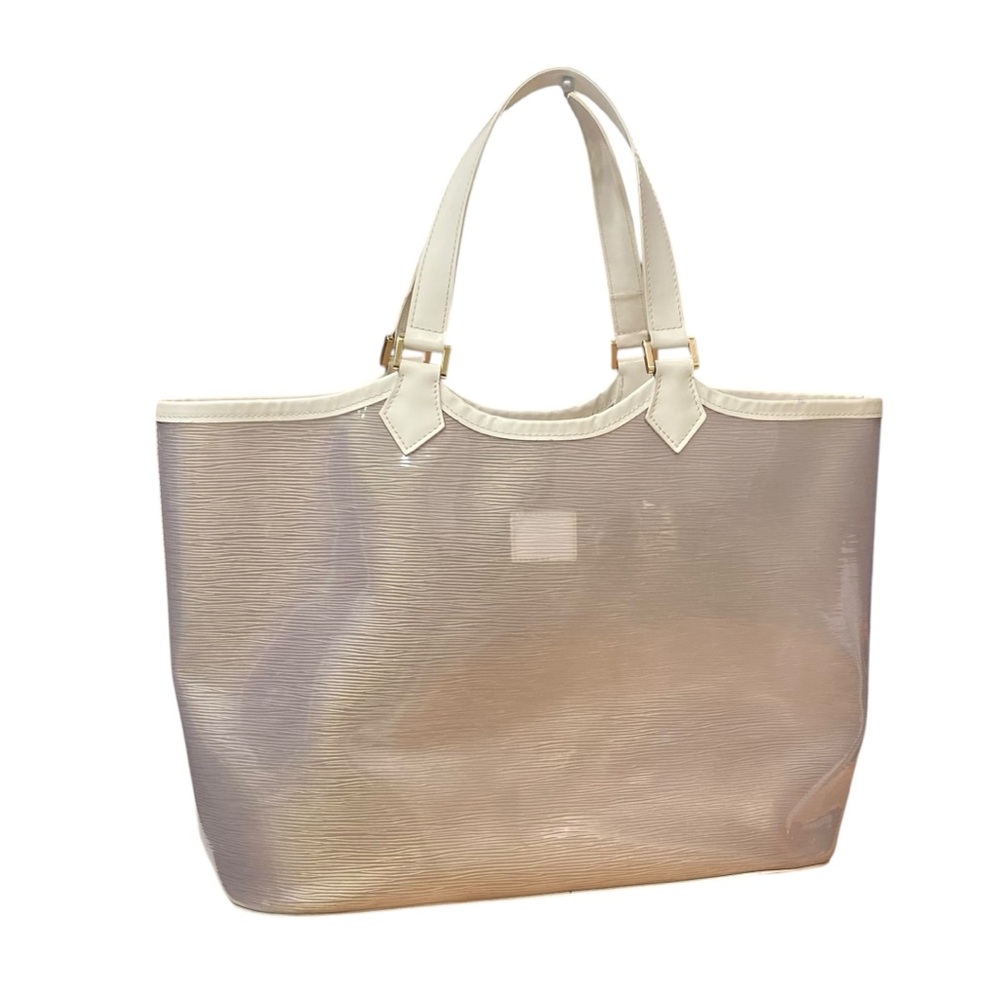 Louis Vuitton Epi Plage Mini Lagoon Bay Tote Bag White